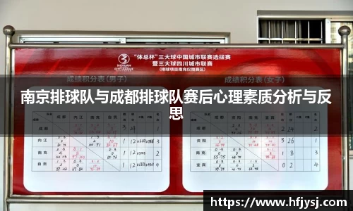 南京排球队与成都排球队赛后心理素质分析与反思